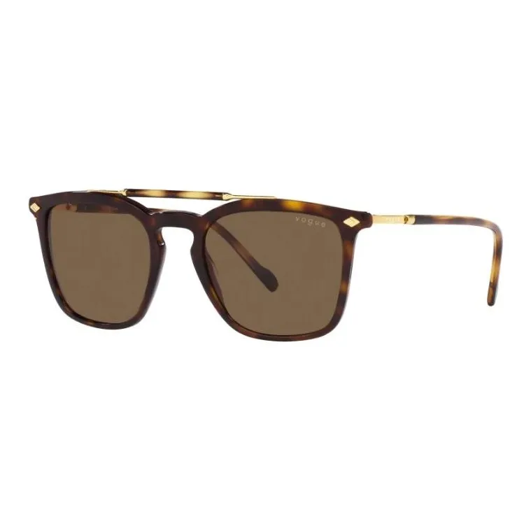 VOGUE Metal Acetate Aviator Sunglasses Men's Tortoiseshell-0