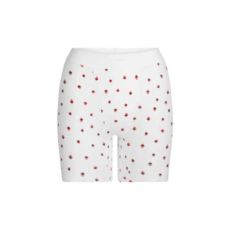 SKIMS COTTON RIB BOXER Underpants Women's 1 Pack-0