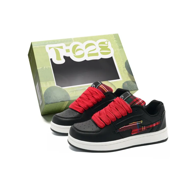 T628 Puffy Shoes Cushioned Wear-Resistant Lightweight Breathable Slip-Resistant Low-Top Skateboard Shoes Unisex-94