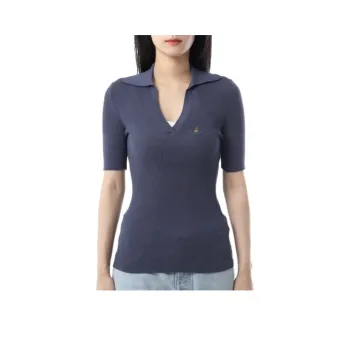 Vivienne Westwood SS25 Polo Shirt Women's Purple