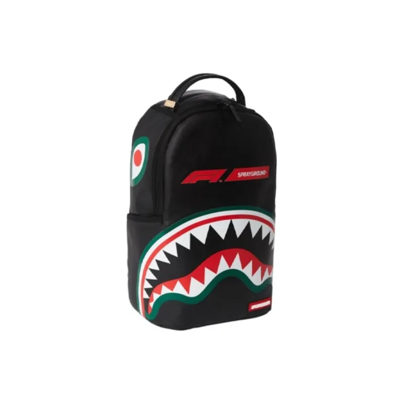 SPRAYGROUND Polyester Backpack Men's Black-1