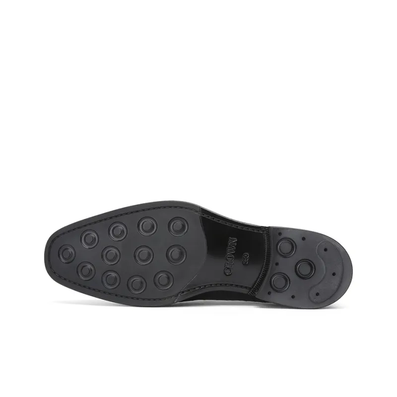 CROWN Dress Shoes Men's One Yard Larger-4