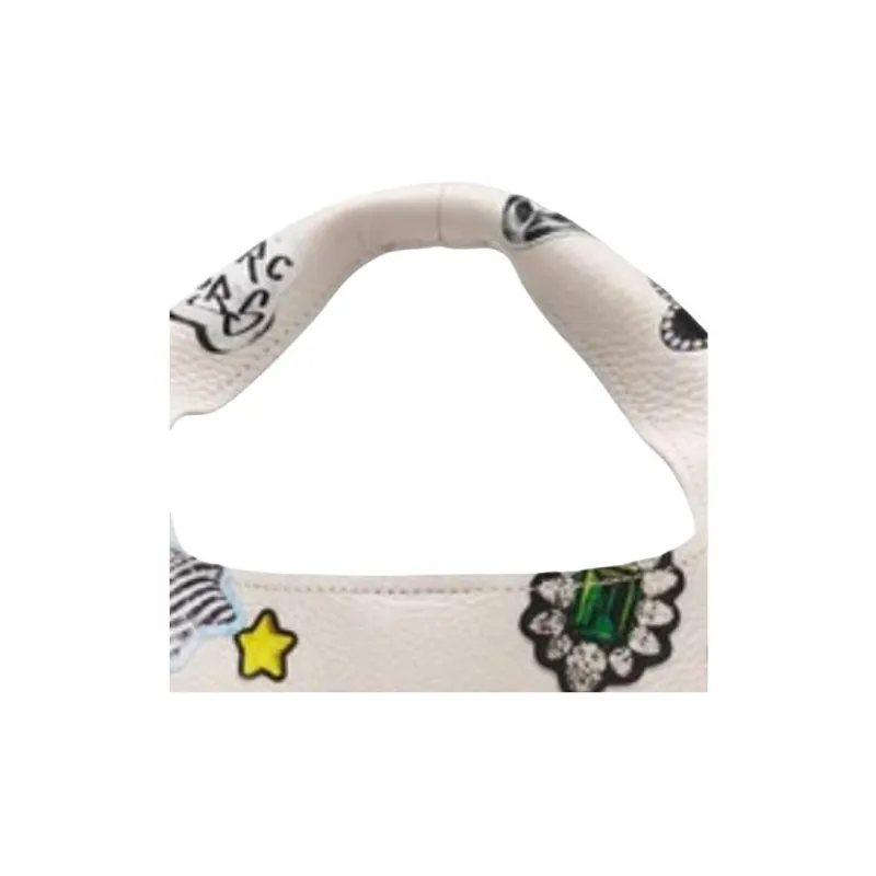 MARC JACOBS Cow Leather Handbag Mini Unisex White-3