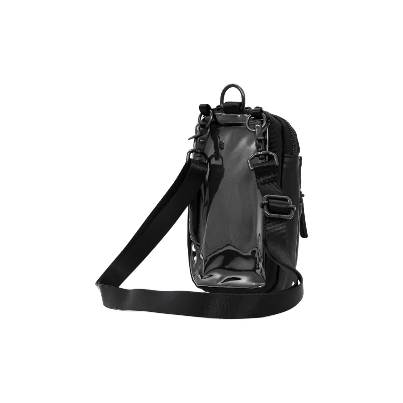 Yohji Yamamoto Leather Cell Phone Pouch Crossbody Bag Shoulder Bag Unisex Black-3