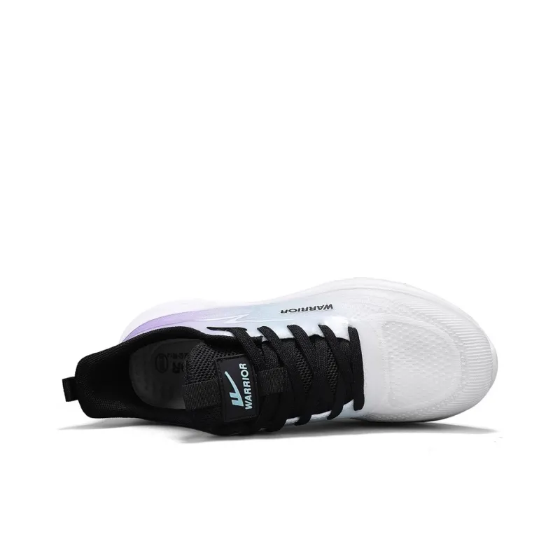 Warrior Slip Resistant, Abrasion Resistant, Lightweight, Rebound Coverage Low Top Long Distance Running Shoes Unisex-37