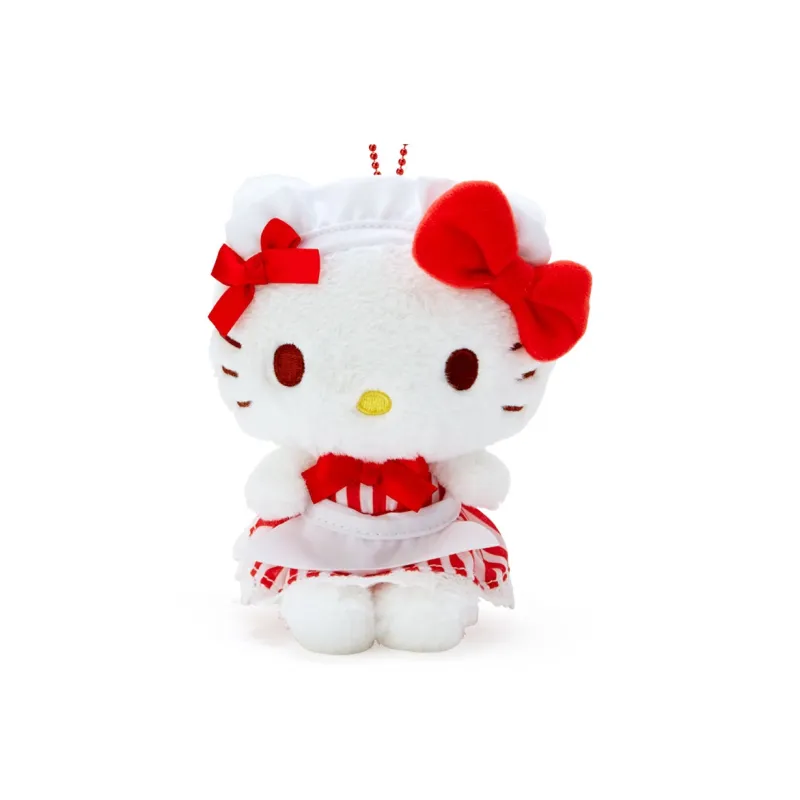 Sanrio Hello Kitty Maid Diner Dolls Plush Pendant 14.5cm Height-2