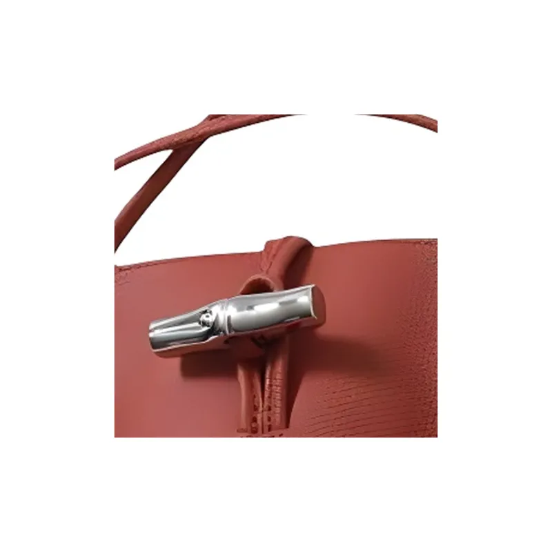 LONGCHAMP Le Roseau Cow Leather Cell Phone Pouch Shoulder Bag Crossbody Bag Women's Chestnut-4