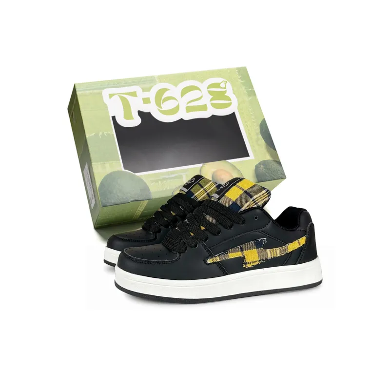 T628 Puffy Shoes Cushioned Wear-Resistant Lightweight Breathable Slip-Resistant Low-Top Skateboard Shoes Unisex-138