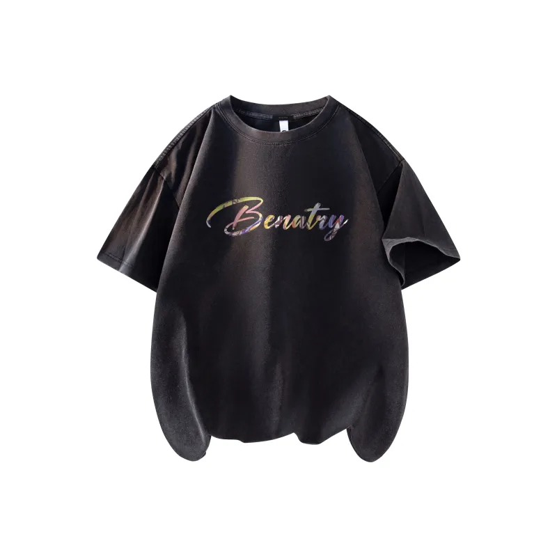 BENATRY T Shirt Unisex Black Gray Color-1