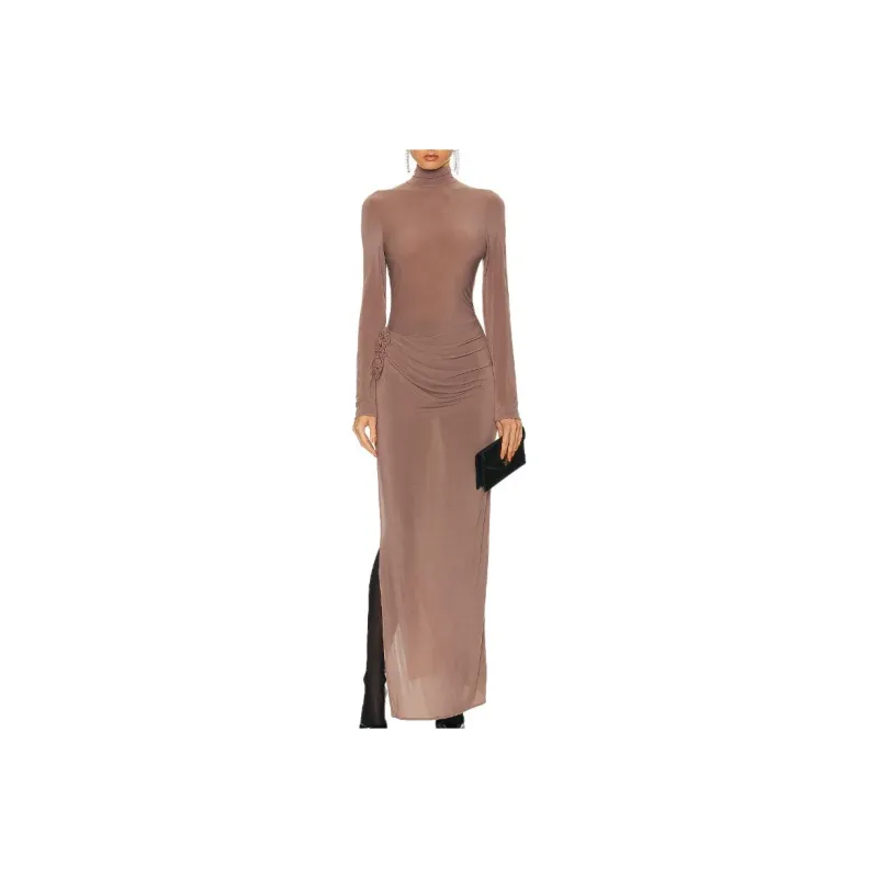 MAGDA BUTRYM Long Sleeved Dress Women's Brown-0