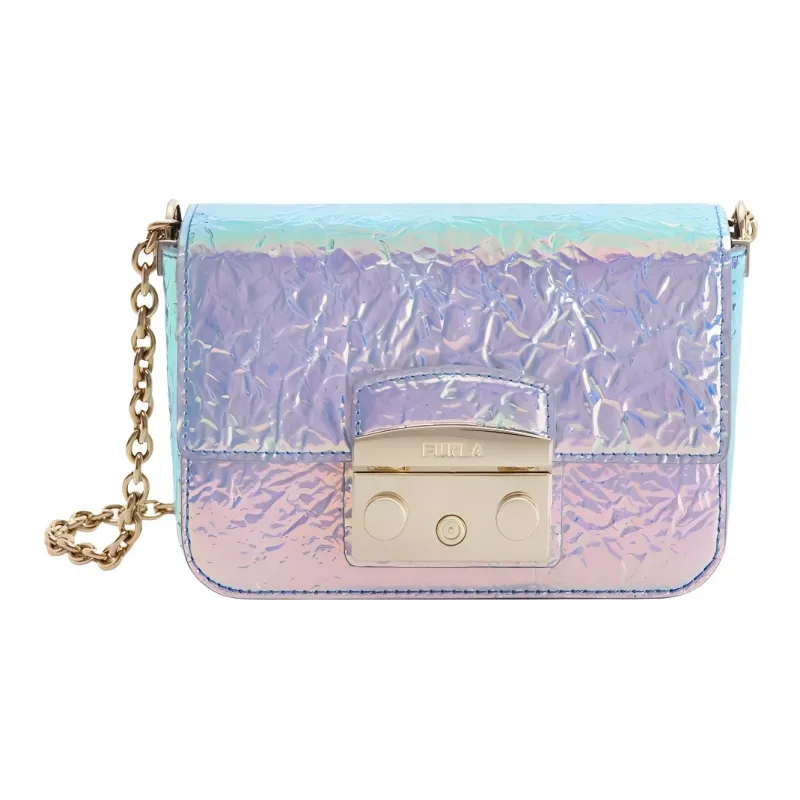 Furla Metropolis Collection Fabric Shoulder Bag Crossbody Bag Mini Women's Multicolor-0