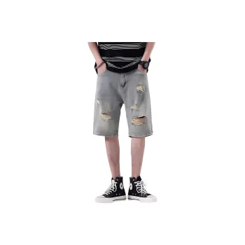 TONYBEAR Denim Shorts Men Blue