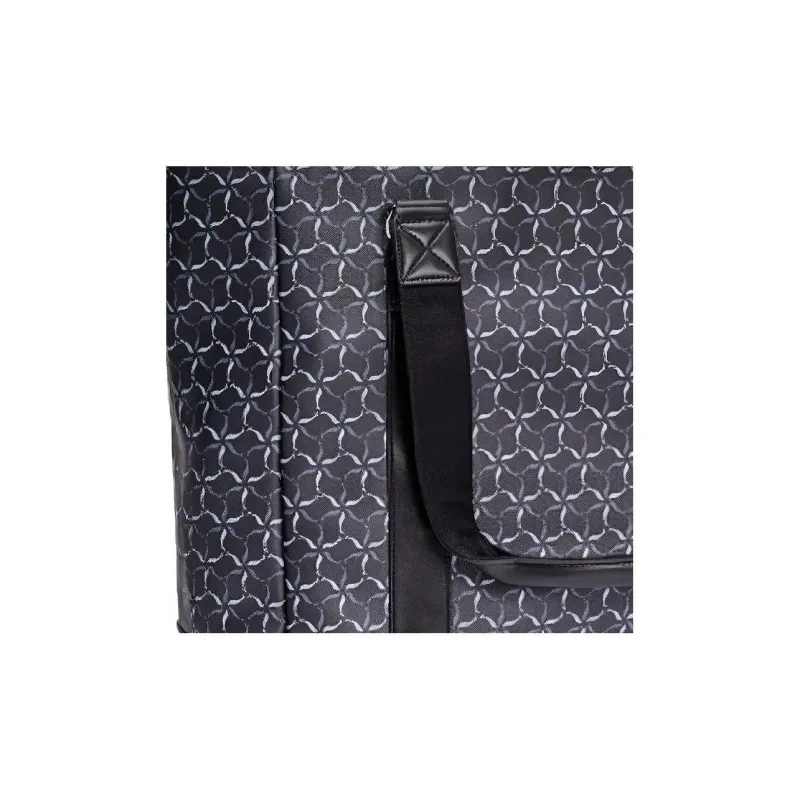 LI NING 1990 Nylon Fabric Tote Bag, Shoulder Bag Unisex Pure Black-2