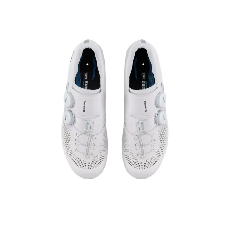SHIMANO Abrasion Resistant Breathable Low Top Cycling Shoes Women's White-3