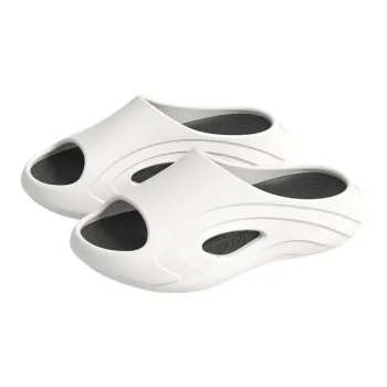 POSEE EVA Slide Slippers Unisex, White Black
