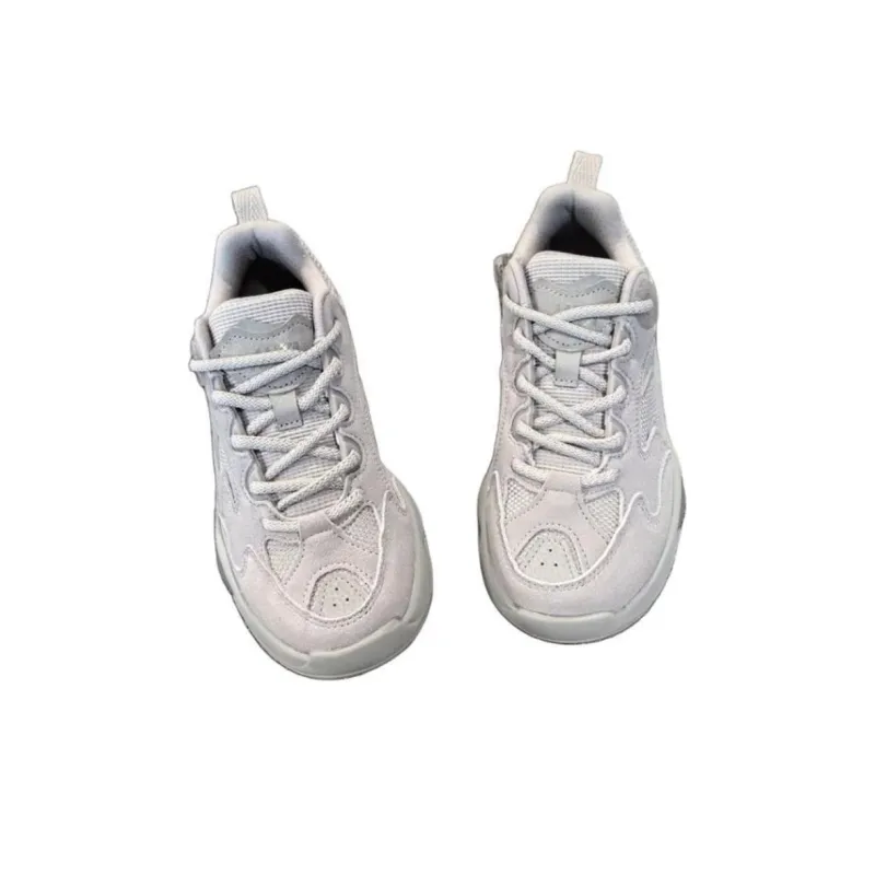 Anta Life Collection Cushioning Wear-Resistant Low-Top Chunky Sneakers Women's Light Mauve Gray-2