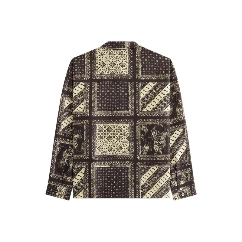 KITH SS25 Siena Batik Print Shirt Women's-1