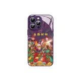 UN374 Five Gods of Wealth[Violet]Liquid Glass