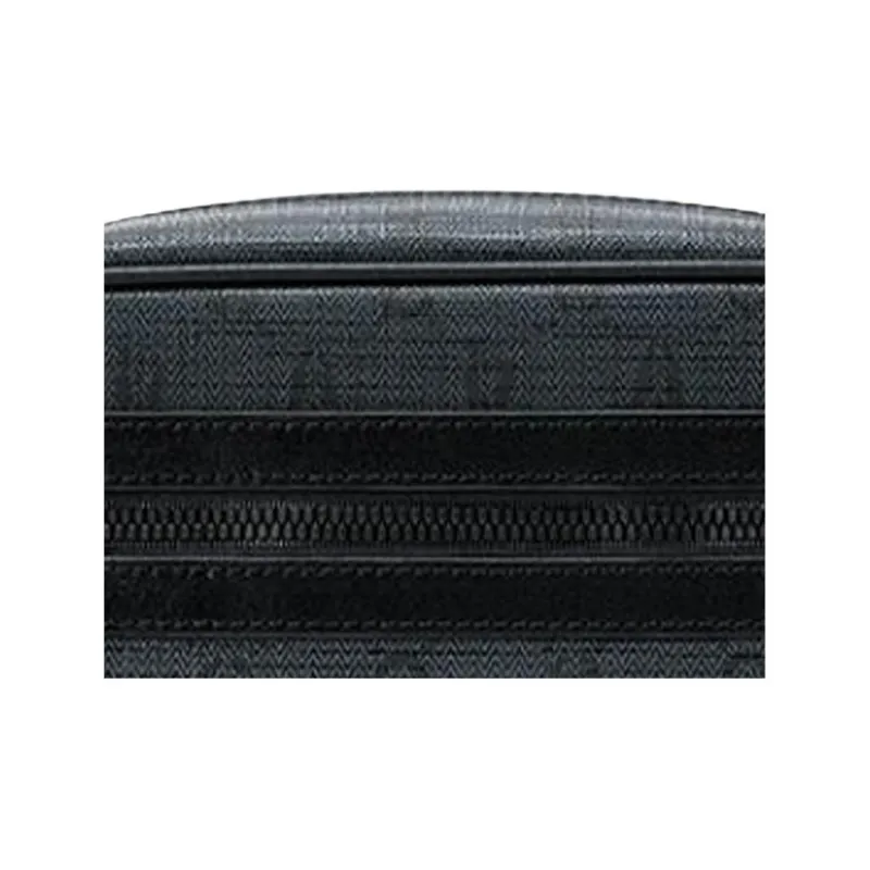 Hush Puppies Synthetic Leather Crossbody Bag, Shoulder Bag Men's Black-4