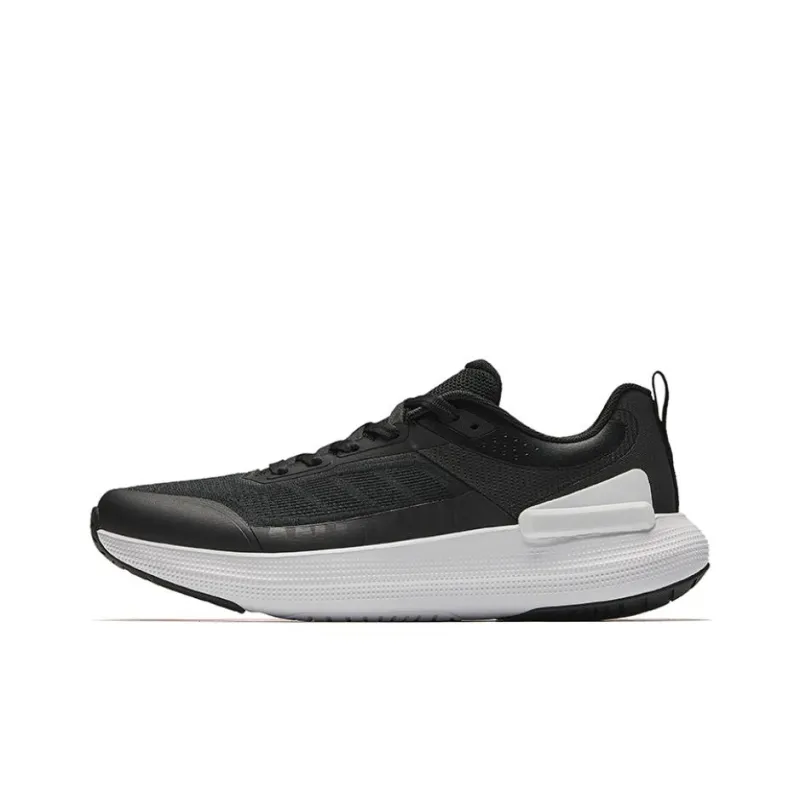 Anta Running Collection Anti Slip Wear Resistant Low Top Casual Running Shoes Men's Basic Black-0