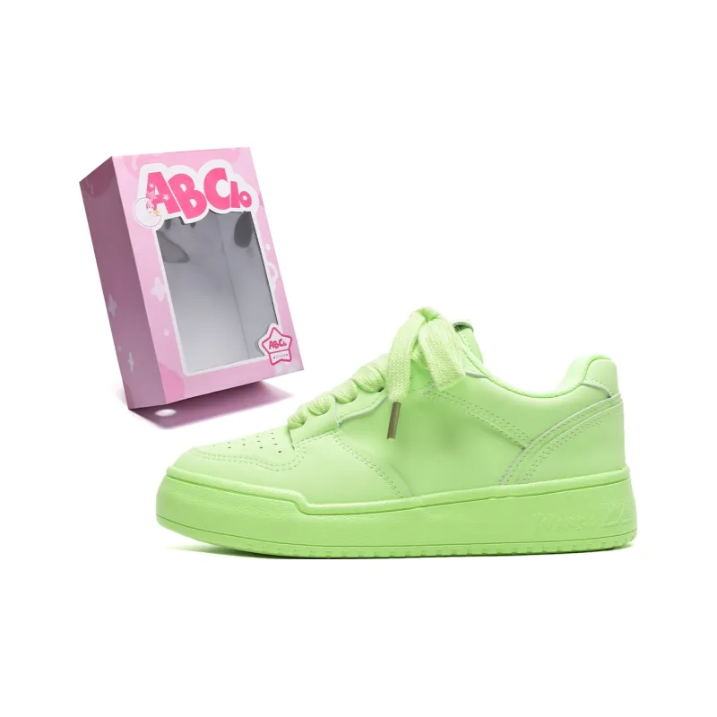 ABCIO Slip Resistant, Abrasion Resistant, Breathable, Height Increasing Low Top Skateboard Shoes Women's-18