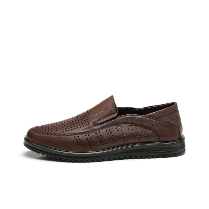 Strongman 3515 Men's Shoes Plus Size Cut-Out Shoes Summer Casual-5