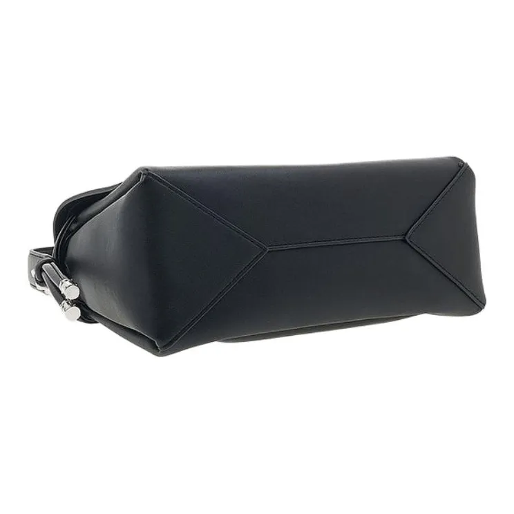 MICHAEL KORS Pearl Calfskin Portable Crossbody Bag Shoulder Bag Medium Size Women's Black-3