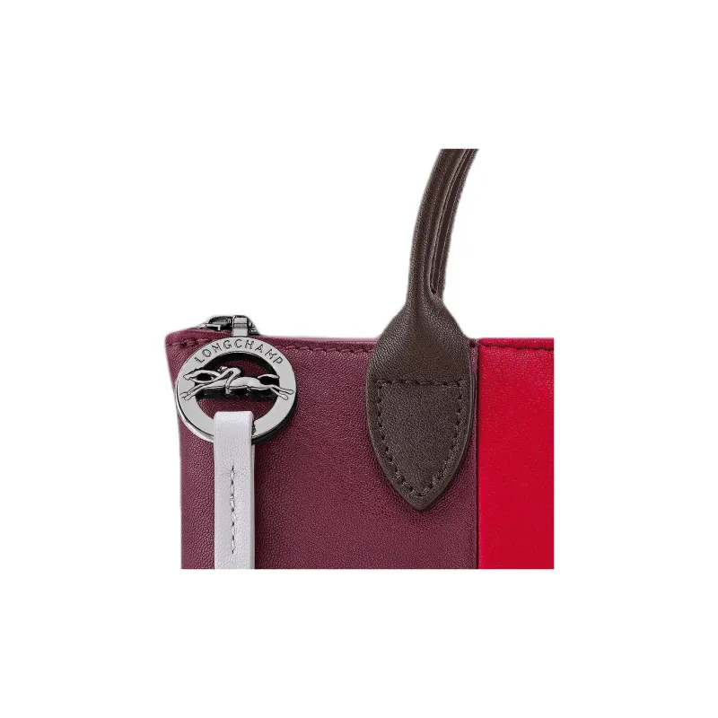 LONGCHAMP Sheepskin Crossbody One Shoulder Handbags Extra Small Women's Dark Purple-4