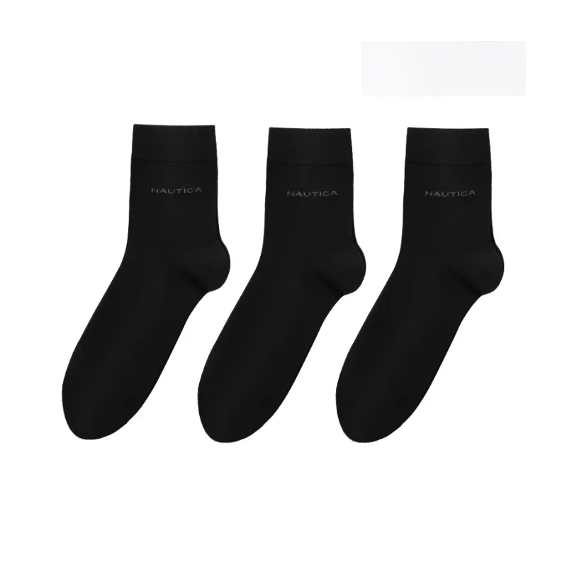 NAUTICA UNDERWEAR Mid Calf Socks Men's 3 Pack-0