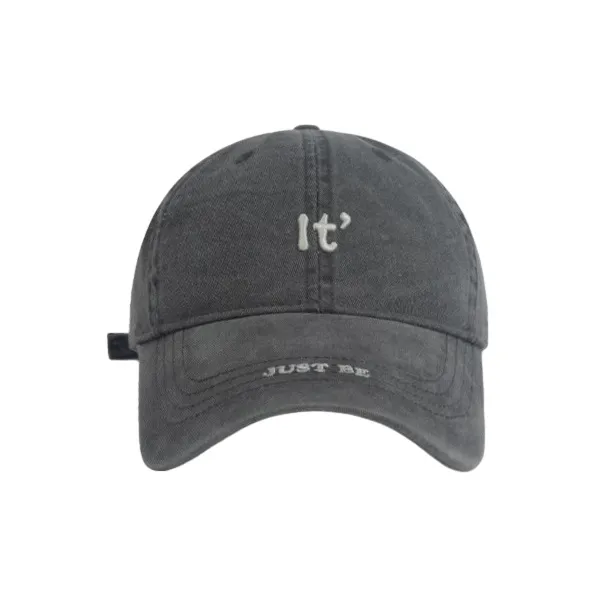 FREE RABBITⅡ Vintage Brightening Wide Brim To Minimize Face Size Baseball Caps Unisex-1