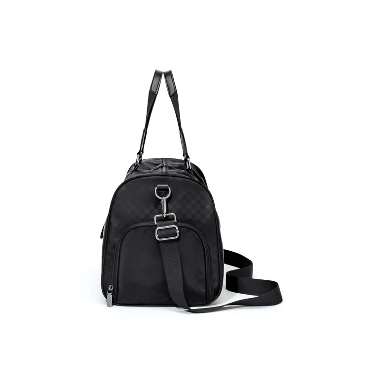 CinvaiKrose Fabric With Synthetic Leather Tubas Luggage Bag Crossbody Bag Travel Bag Men's-3