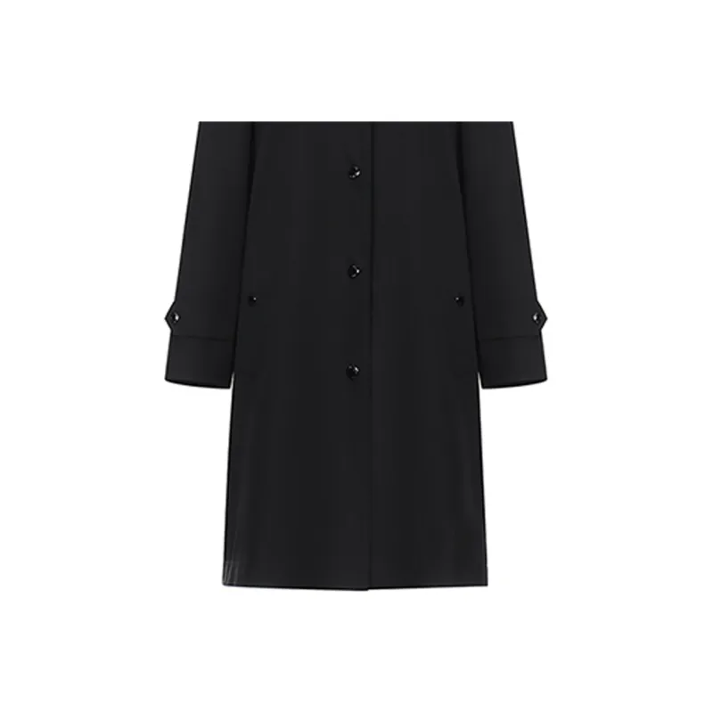 Burberry Jackets Coats Women's Black-5
