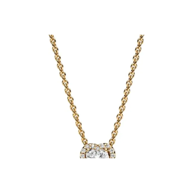 Pandora Gold Alloy Necklaces Women's Gold-2