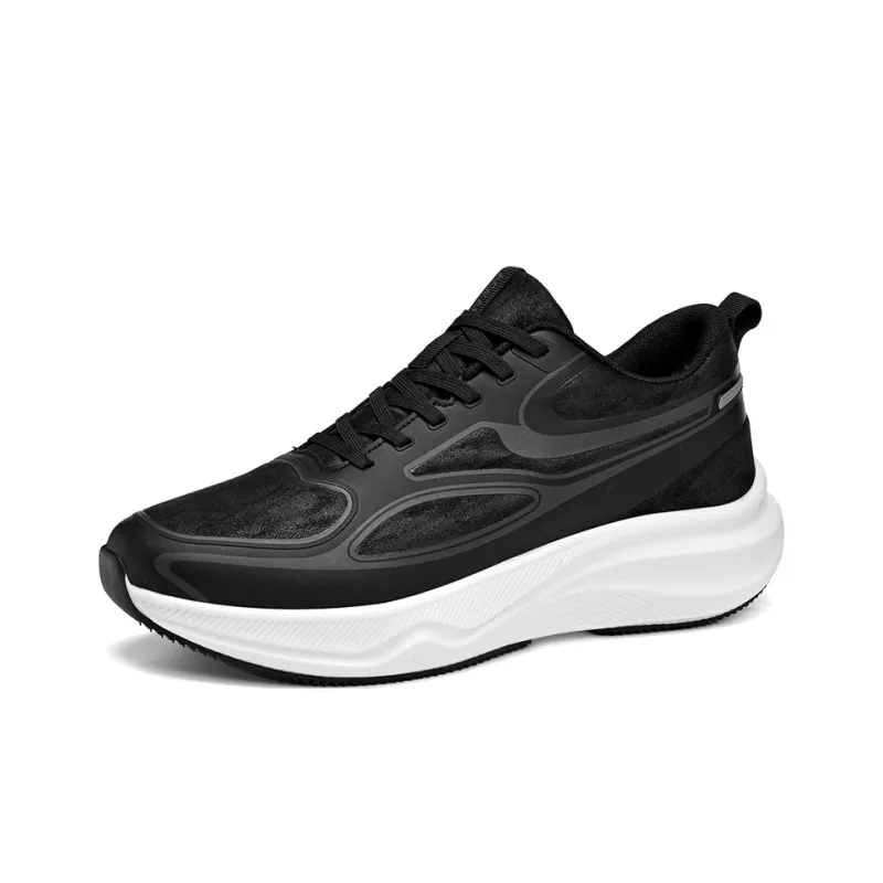 AOKANG Cushioning Height Increasing Slip-Resistant Low-Top Chunky Sneakers Men's Shopping Bag-1