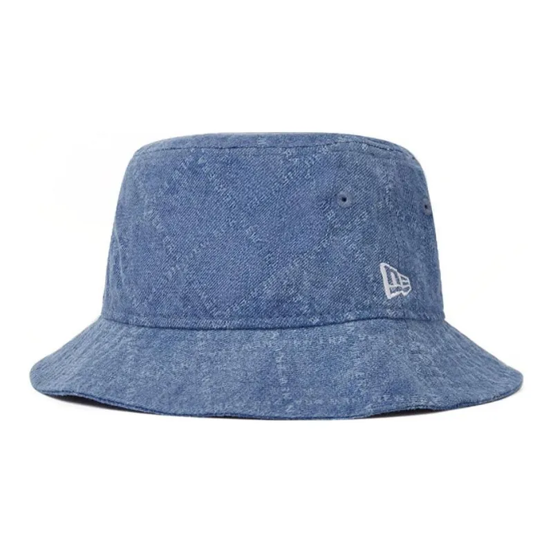 New Era Cotton Bucket Hats Unisex Blue-0