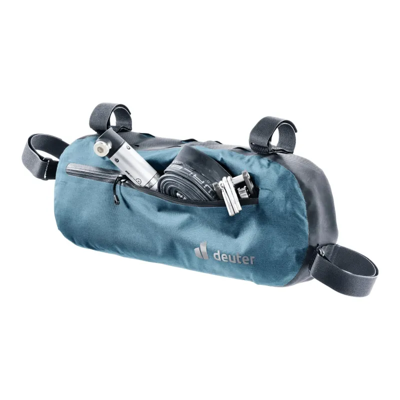 DEUTER Nylon Top Tube Bag Cycling Bag Storage Bag Unisex Atlantic Black-1