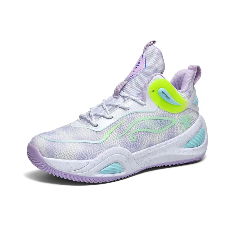 Black tailed Deer Shock Absorbers Slip Resistant, Abrasion Resistant, Breathable Mid Top Basketball Shoes Unisex-16