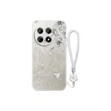 Antique White-DW Pearl Diamond Heather White+Floral Bracelet