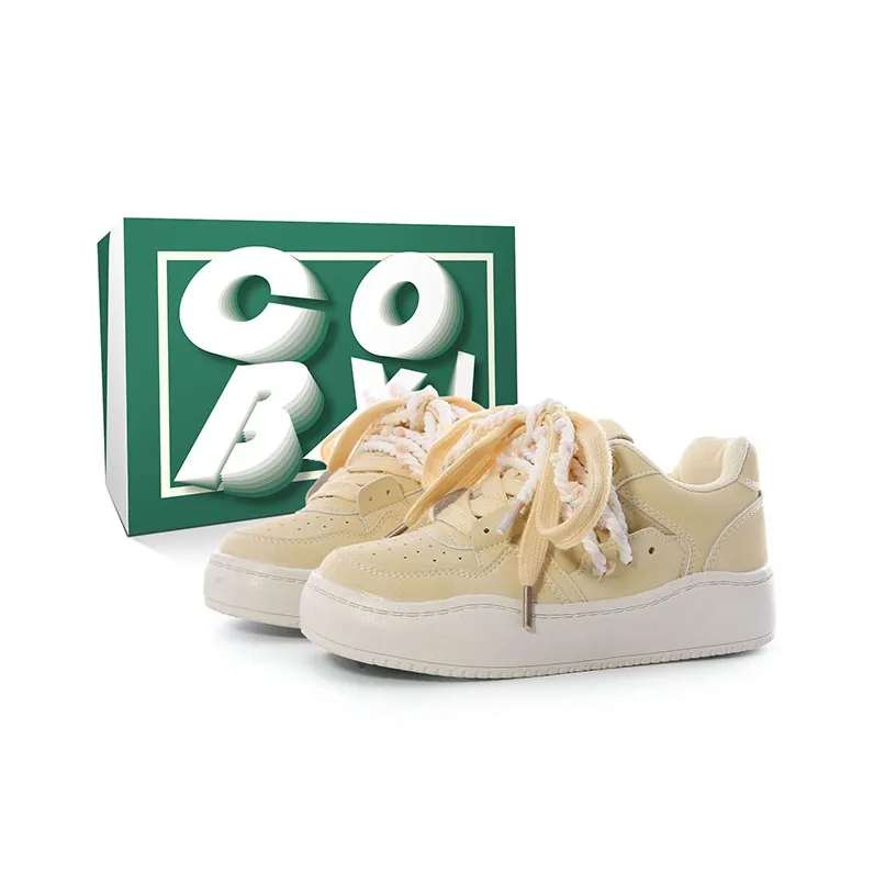 Cob Wear-resistant And Lightweight Low-Top Skateboard Shoes Women's-0