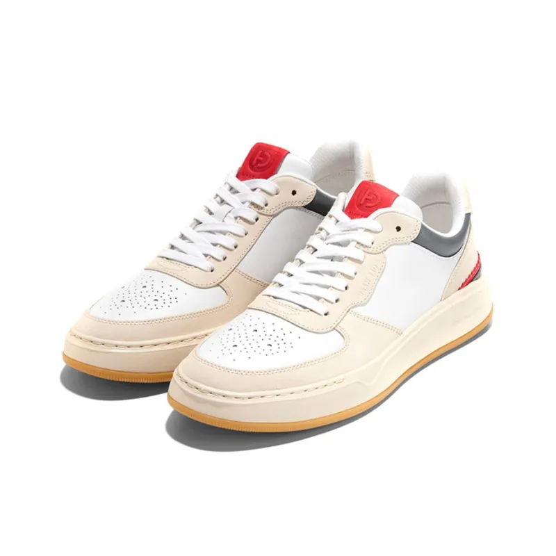 COLE HAAN Shock Absorbers Low Top Skateboard Shoes Men's White-1