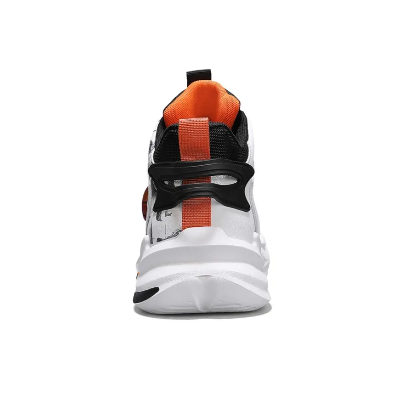 Warrior Cushioning Anti-Rollover Slip-Resistant Basketball Shoes Men's-4