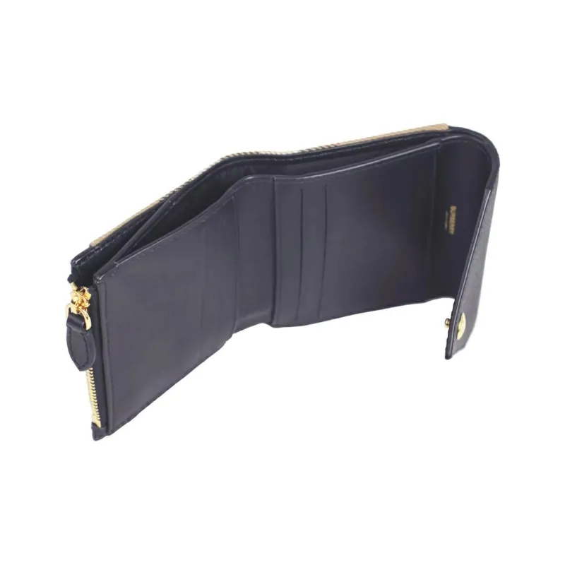 Burberry Canvas Wallet Women's Brown & Black-4