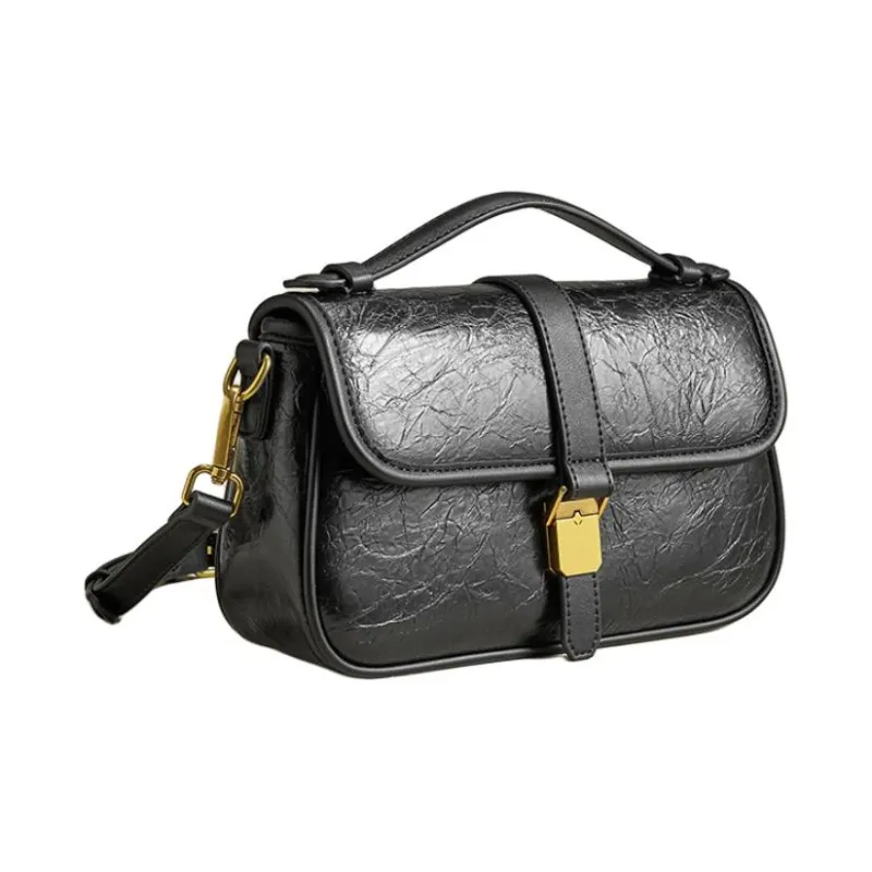 JOSINY PU Shoulder Bag, Crossbody Bag Regular Women's Black/Brown-5