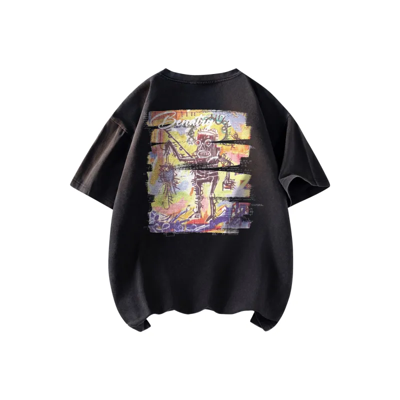 BENATRY T Shirt Unisex Black Gray Color-0