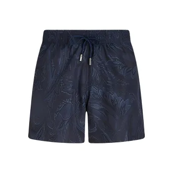 ETRO Paisley Printed Drawstring Swim Shorts