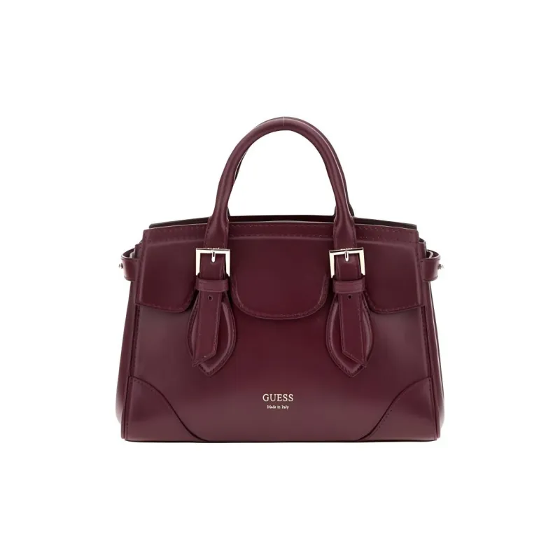 GUESS Genuine Leather Shoulder Bag Crossbody Bag Handbag Mini Women's Fuchsia-0