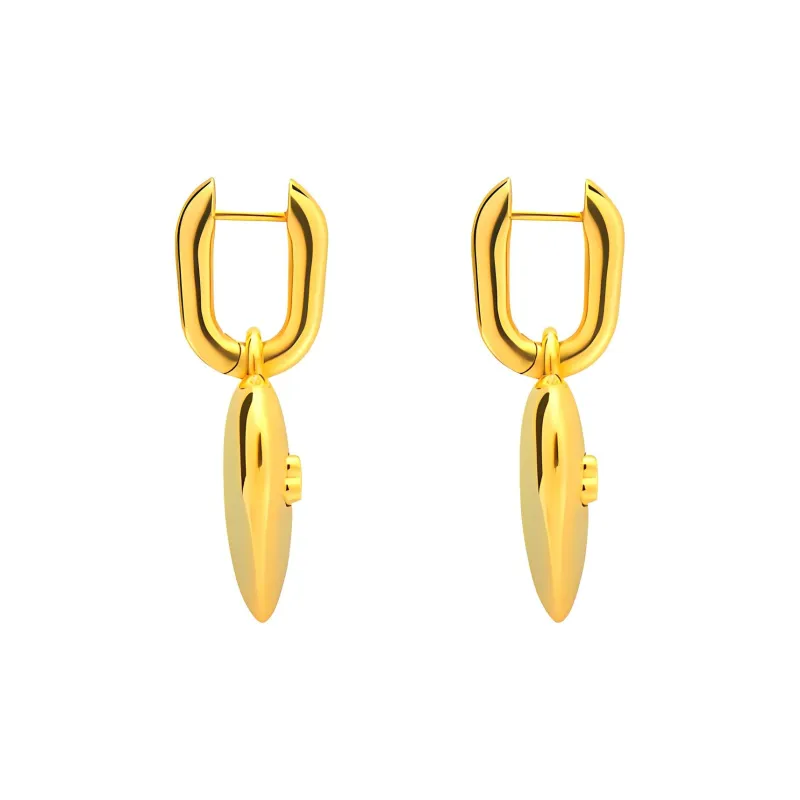 Balenciaga Bb Icon Heart Earrings-3