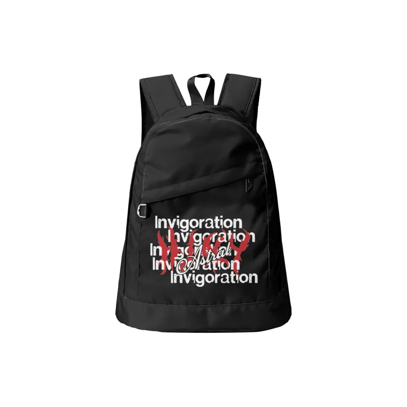 HINY Polyester Backpack Unisex White-48