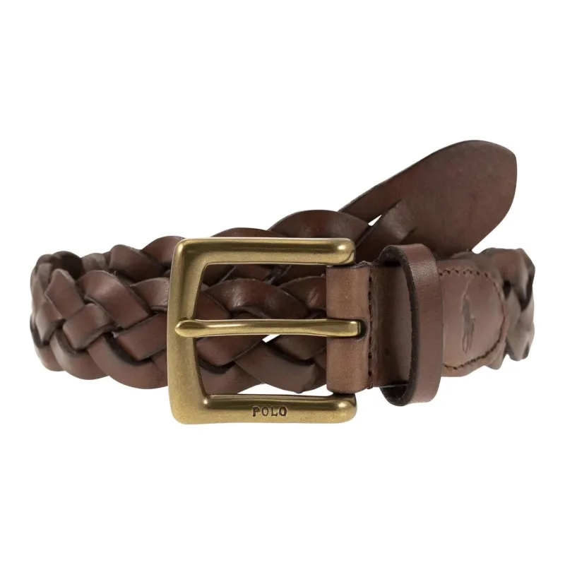Polo Ralph Lauren Logo Engraved Braided Belt-2