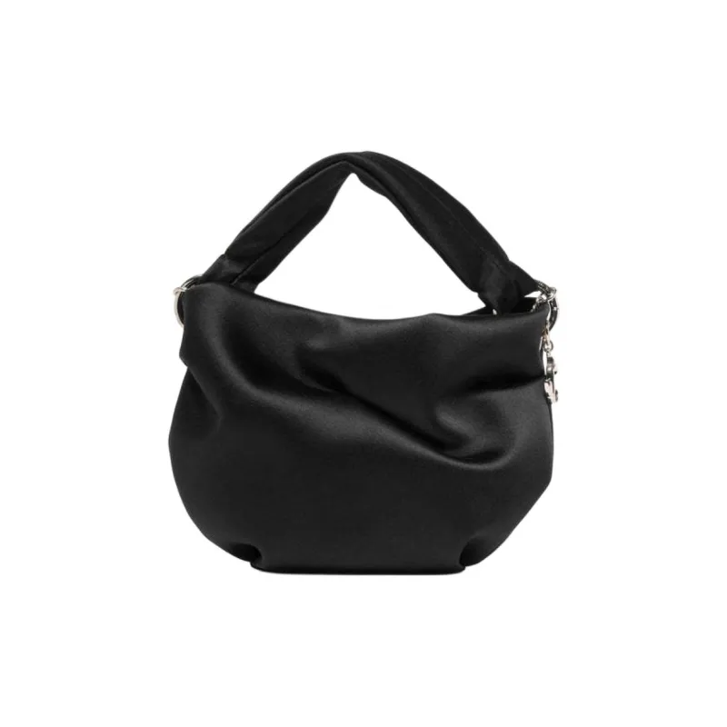 Jimmy Choo Bonny Satin Twist Detailed Chained Tote Bag-3